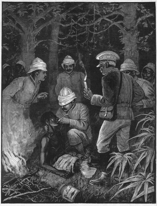 Framed Print : Poorly Madi warrior fed Liebig Extract - Stanley