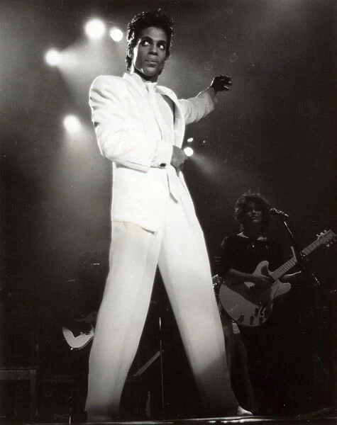 Pop Superstar Prince performing live on stage - Parade Tour