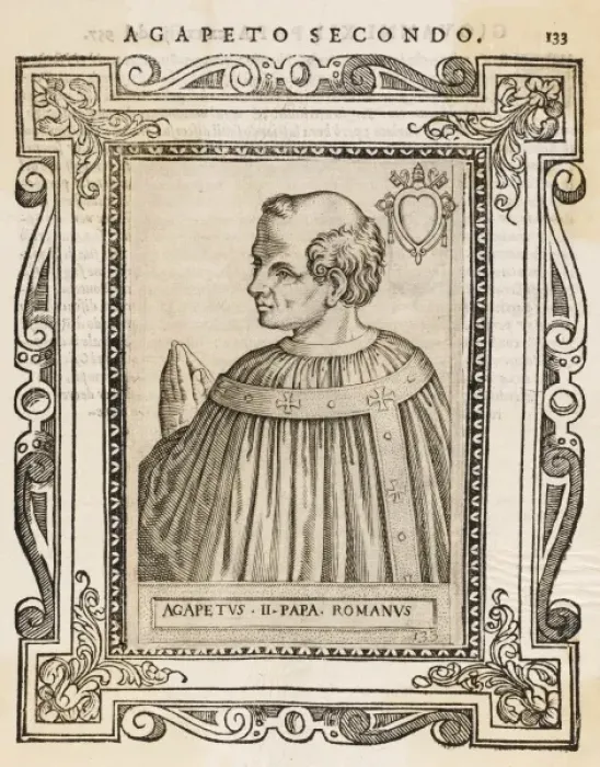 Framed Print : Pope Agapetus II Framed Print : Pope Agapetus II