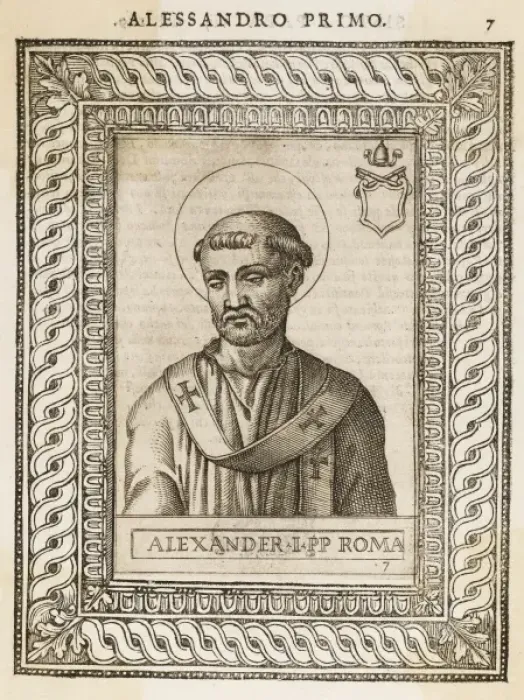 Framed Print : Pope Alexander I Framed Print : Pope Alexander I