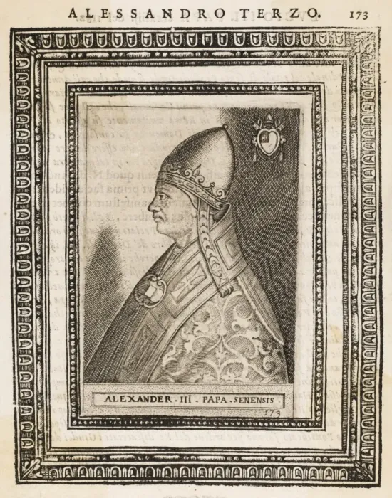 Framed Print : Pope Alexander III Framed Print : Pope Alexander III