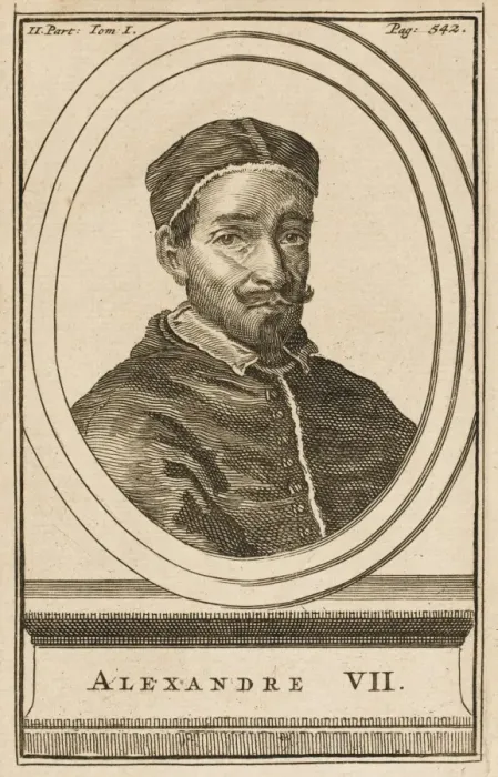 Framed Print : Pope Alexander VII Framed Print : Pope Alexander VII