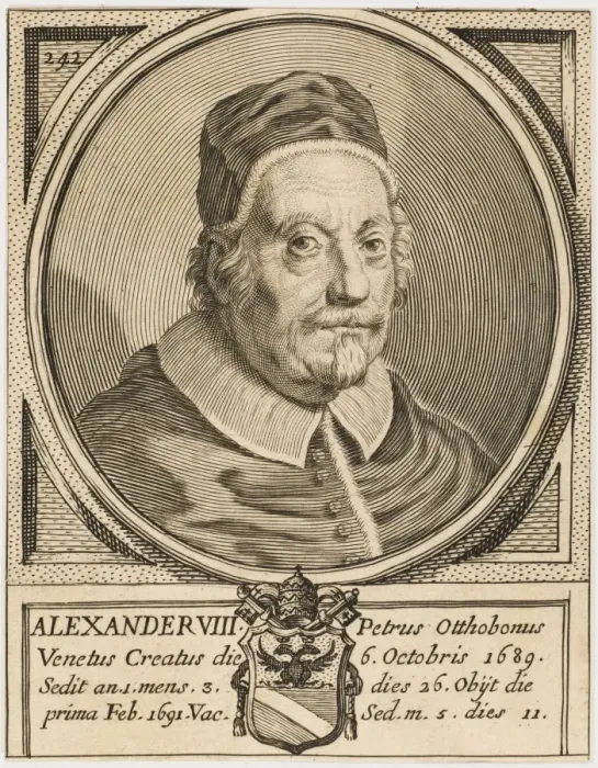 Framed Print : Pope Alexander VIII Framed Print : Pope Alexander VIII