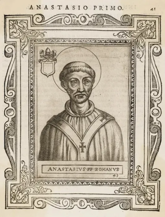 Framed Print : Pope Anastasius I Framed Print : Pope Anastasius I