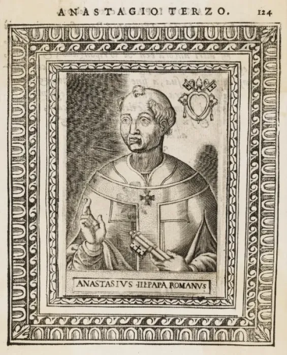 Framed Print : Pope Anastasius III Framed Print : Pope Anastasius III