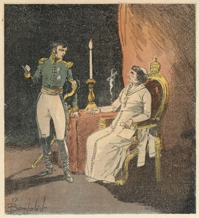 Framed Print : The Pope Arrested 1809 Framed Print : The Pope Arrested 1809
