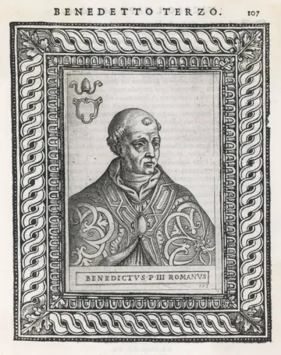 Framed Print : Pope Benedictus III Framed Print : Pope Benedictus III