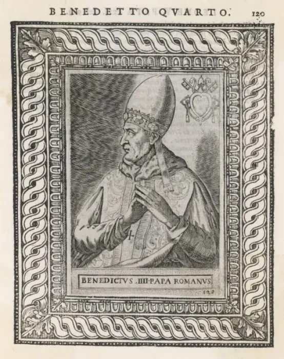 Framed Print : Pope Benedictus IV Framed Print : Pope Benedictus IV