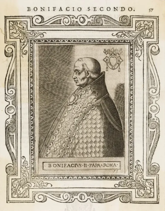 Framed Print : Pope Bonifacius II Framed Print : Pope Bonifacius II