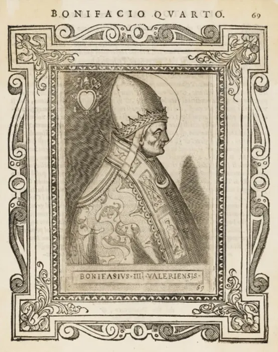Framed Print : Pope Bonifacius IV Framed Print : Pope Bonifacius IV