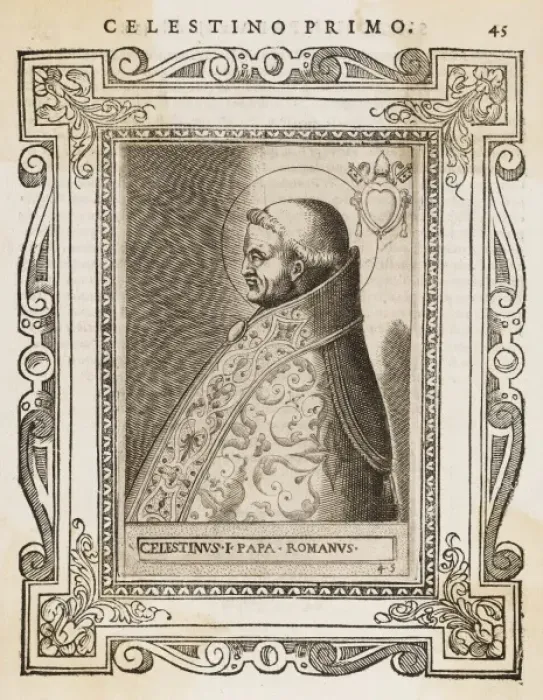 Framed Print : Pope Caelestinus I Framed Print : Pope Caelestinus I