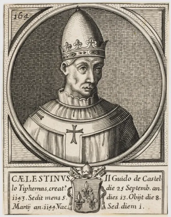 Framed Print : Pope Caelestinus II Framed Print : Pope Caelestinus II