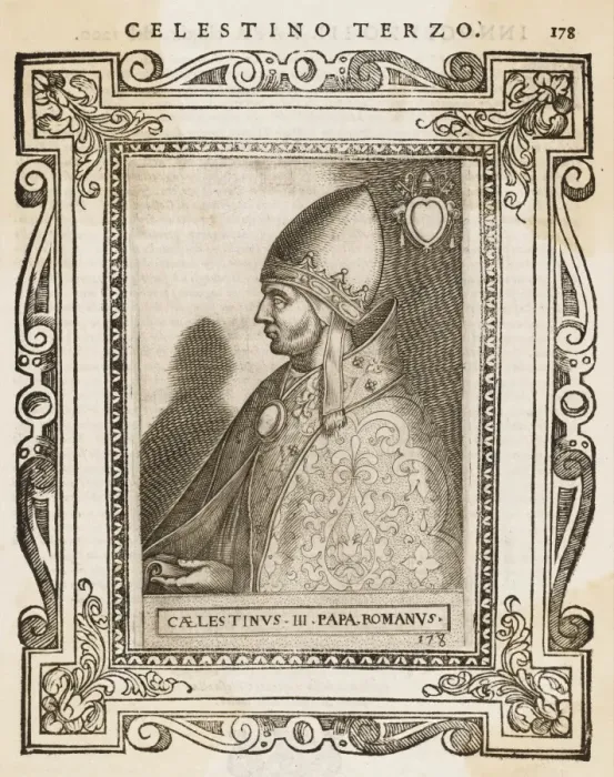 Framed Print : Pope Caelestinus III Framed Print : Pope Caelestinus III