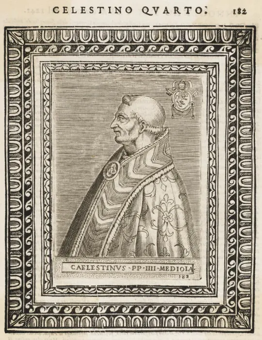 Framed Print : POPE CAELESTINUS IV (Goffredo Castiglione) Date: reigned 1241 Framed Print : POPE CAELESTINUS IV (Goffredo Castiglione) Date: reigned 1241