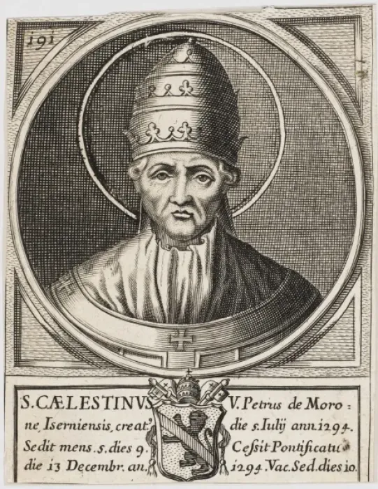 Framed Print : Pope Caelestinus V Framed Print : Pope Caelestinus V