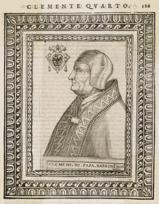 Framed Print : Pope Clemens IV Framed Print : Pope Clemens IV