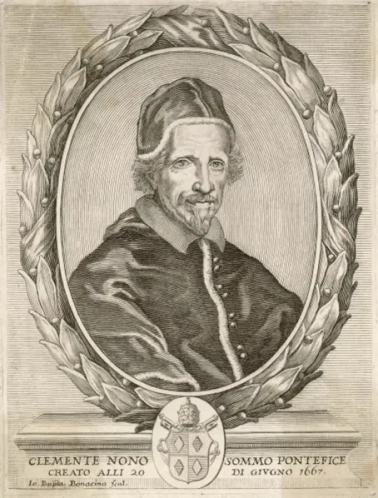 Framed Print : Pope Clemens IX Framed Print : Pope Clemens IX