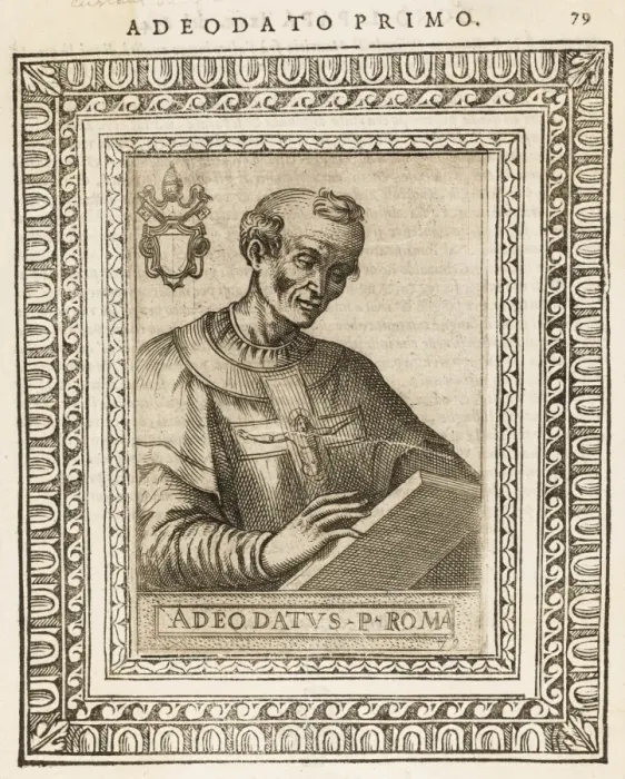 Framed Print : Pope Deusdedit II Framed Print : Pope Deusdedit II