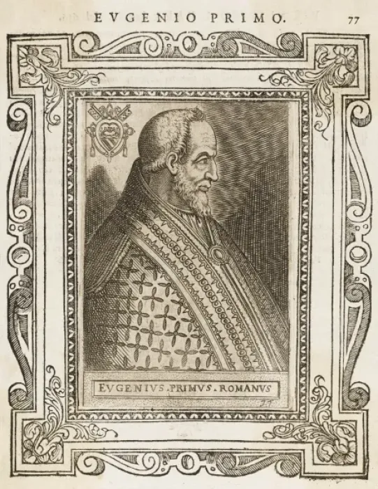 Framed Print : Pope Eugenius I Framed Print : Pope Eugenius I