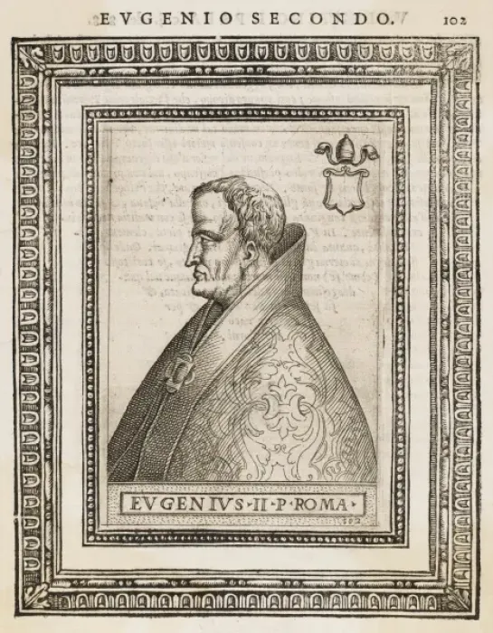 Framed Print : Pope Eugenius II Framed Print : Pope Eugenius II