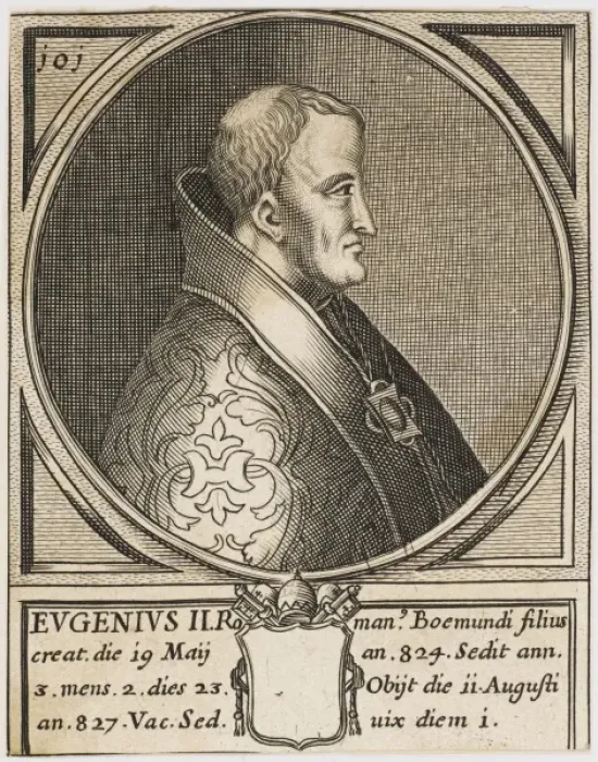 Framed Print : Pope Eugenius II Framed Print : Pope Eugenius II