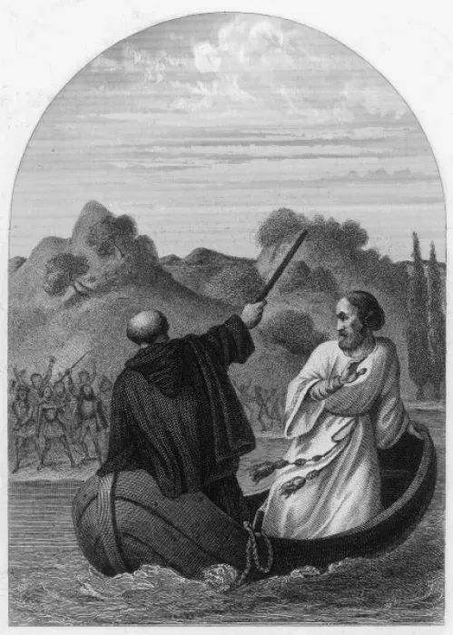 Framed Print : Pope Eugenius IV Flees