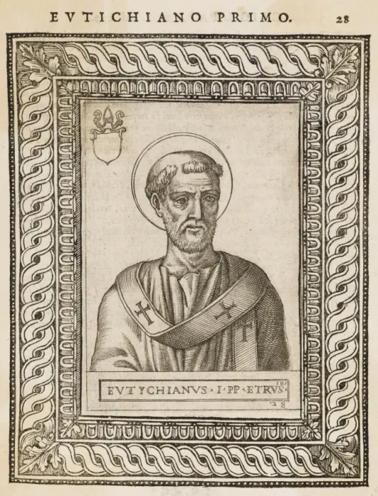 Framed Print : Pope Eutychianus Framed Print : Pope Eutychianus
