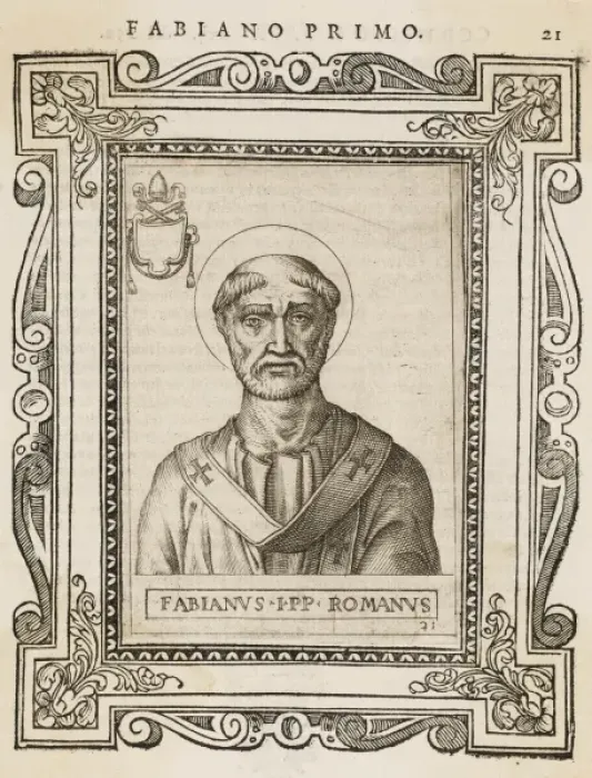Framed Print : Pope Fabianus Framed Print : Pope Fabianus