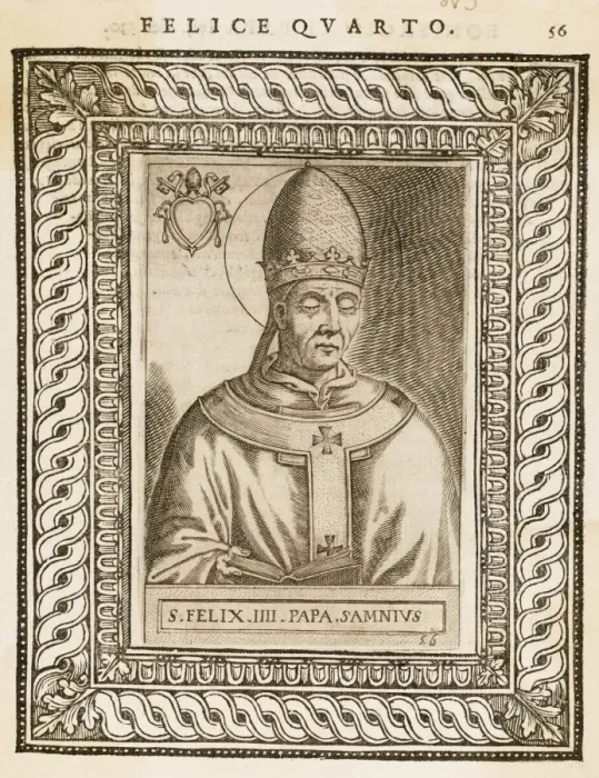 Framed Print : Pope Felix IV / III Framed Print : Pope Felix IV / III