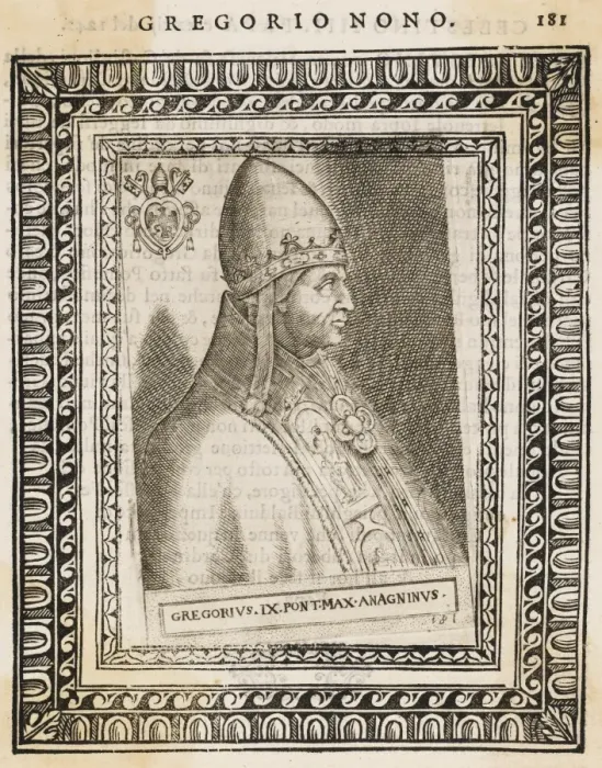 Framed Print : Pope Gregorius IX Framed Print : Pope Gregorius IX