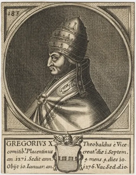 Framed Print : Pope Gregorius X Framed Print : Pope Gregorius X