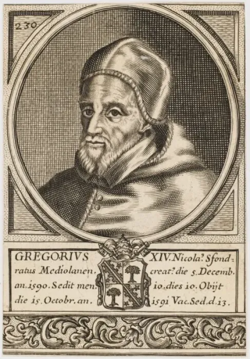 Framed Print : Pope Gregorius XIV Framed Print : Pope Gregorius XIV