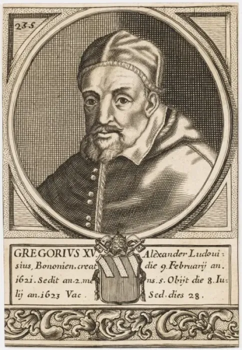 Framed Print : Pope Gregorius XV Framed Print : Pope Gregorius XV
