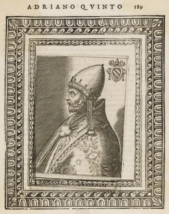 Framed Print : Pope Hadrianus V Framed Print : Pope Hadrianus V