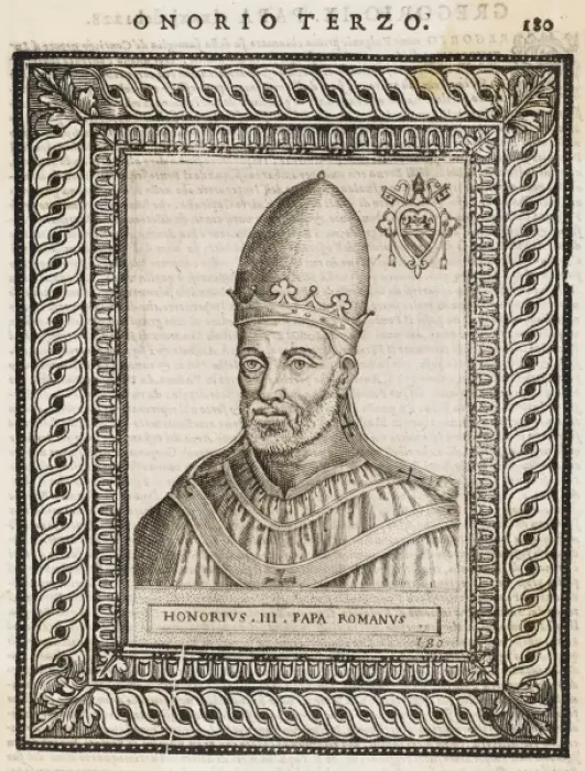 Framed Print : Pope Honorius III Framed Print : Pope Honorius III
