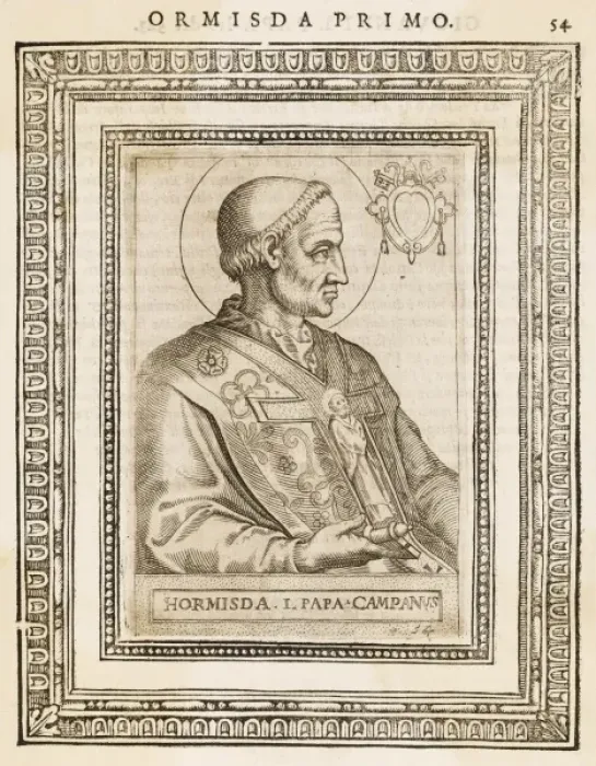 Framed Print : Pope Hormisdas Framed Print : Pope Hormisdas