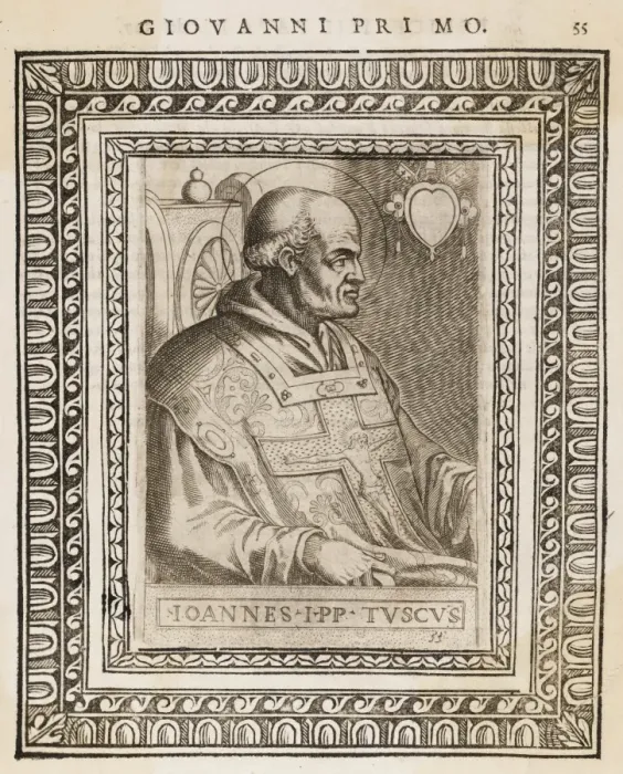 Framed Print : Pope Joannes I Framed Print : Pope Joannes I
