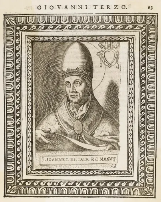 Framed Print : Pope Joannes III Framed Print : Pope Joannes III