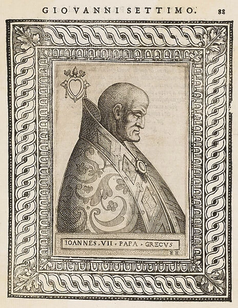 POPE JOANNES VII Date: reigned 705 - 707