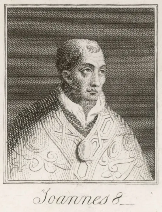Framed Print : Pope Joannes VIII Framed Print : Pope Joannes VIII