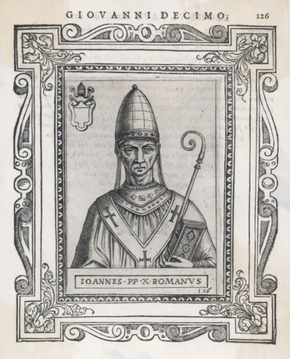 Framed Print : Pope Joannes X Framed Print : Pope Joannes X