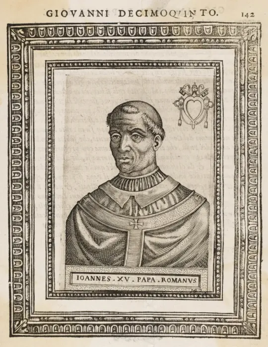 Framed Print : Pope Joannes XV Framed Print : Pope Joannes XV