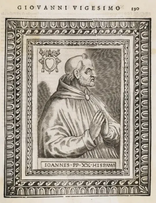 Framed Print : Pope Joannes XXI Framed Print : Pope Joannes XXI