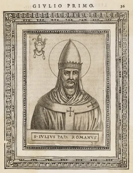 Framed Print : Pope Julius I Framed Print : Pope Julius I