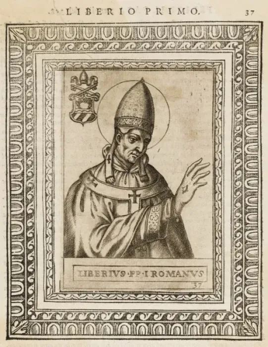 Framed Print : Pope Liberius Framed Print : Pope Liberius