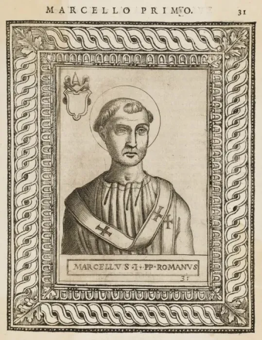Framed Print : Pope Marcellus I Framed Print : Pope Marcellus I