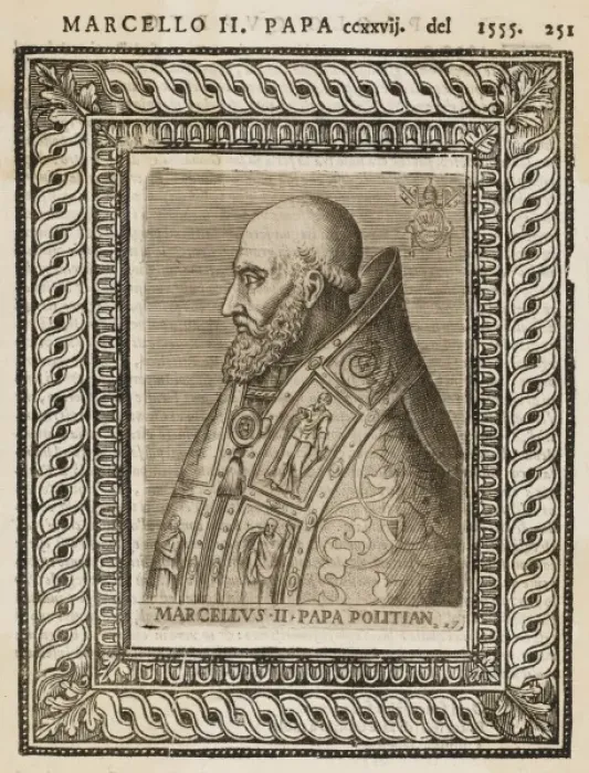 Framed Print : Pope Marcellus II Framed Print : Pope Marcellus II
