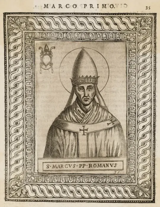 Framed Print : Pope Marcus Framed Print : Pope Marcus