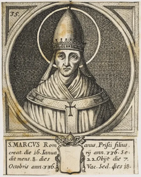 Framed Print : Pope Marcus Framed Print : Pope Marcus