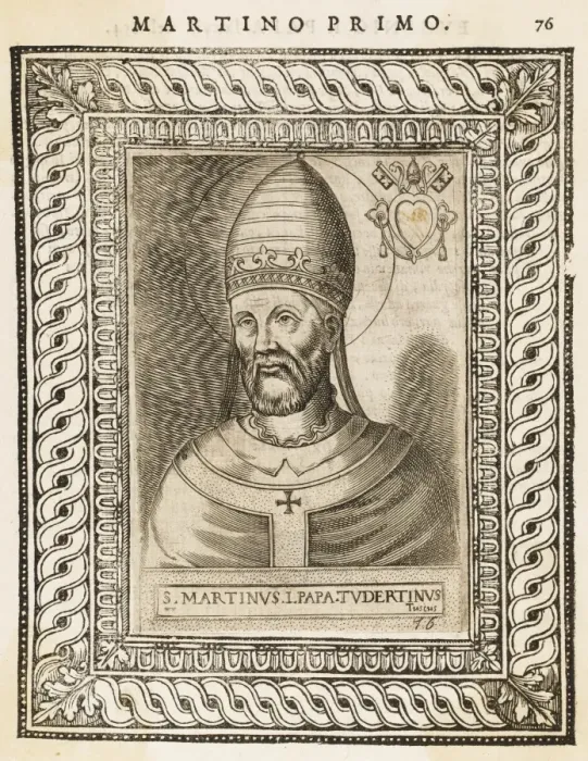 Framed Print : Pope Martinus I Framed Print : Pope Martinus I